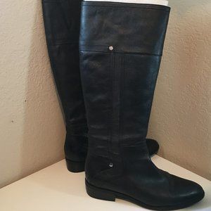 Women's Franco Sarto Black Knee High Boots - Size 11